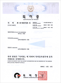 특허 제 10-0647428호